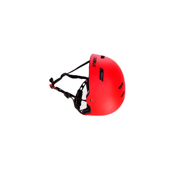 Greeniant Casco de escalada Buena estabilidad dimensional Disipación de calor efectiva portátil Sombreros a la deriva Múltiples colores Gorras Escalada rojo