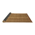 thumbnail image 2 of Ahgly Company Indoor Square Abstract Brown Modern Area Rugs, 4' Square, 2 of 4