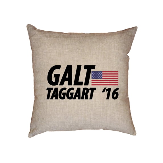 Galt Taggart 2016 - Campaign Election Decorative Linen Throw Cushion Pillow Case with Insert