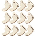 thumbnail image 1 of Shisuyan Craft Tags Unfinished Wood Embellishments 20Set 0.8x0.8in, 1 of 8