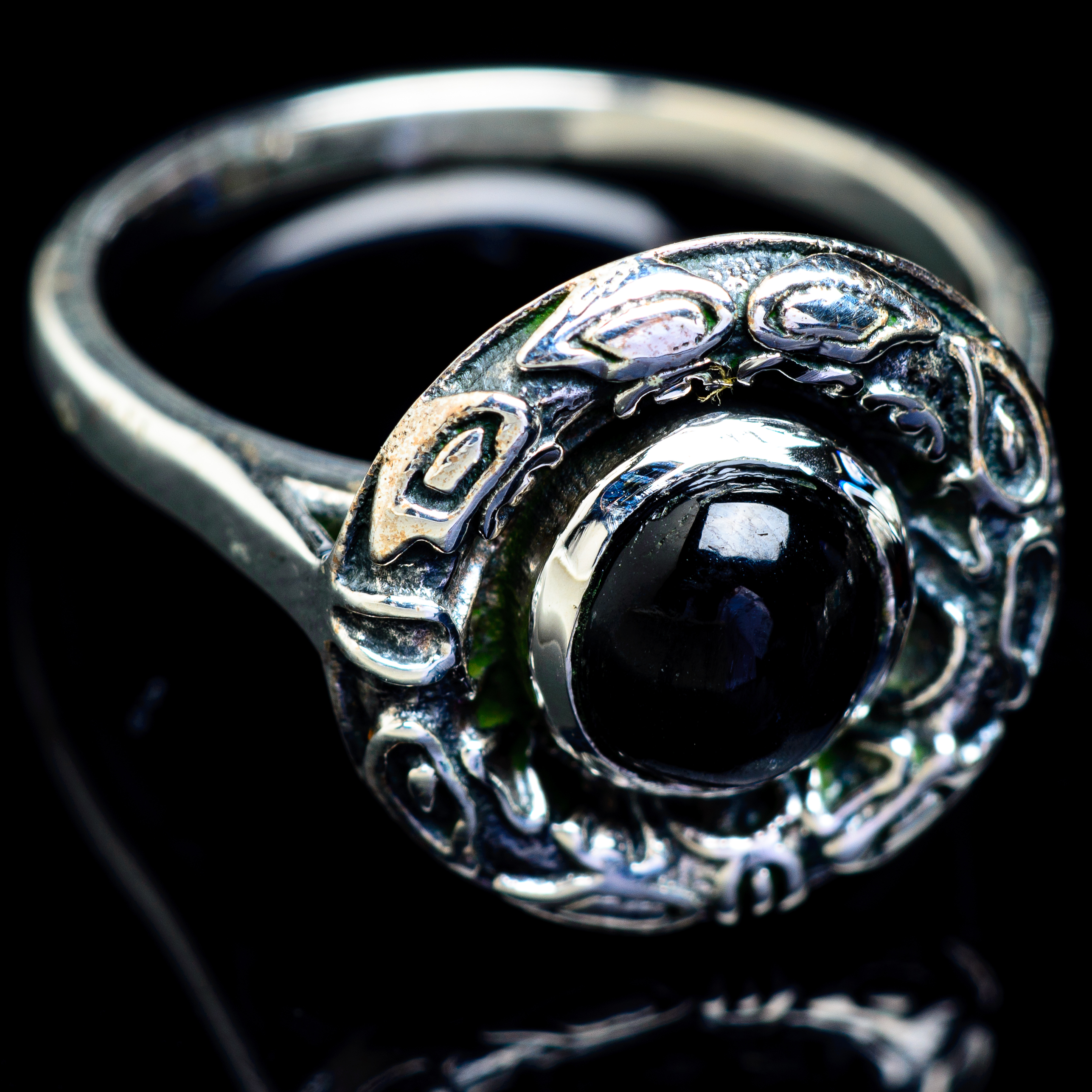 Ana Silver Co Black Onyx Ring Size 8 75 925 Sterling Silver Handmade Boho Vintage Jewelry Ring5028 Walmart Com Walmart Com