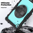 thumbnail image 3 of Case for Lenovo Tab 10.1 inch 2025 Release (TB-311FU/TB-311XU) with Screen Protector, 360 Degree Rotating Kickstand Hand Strap Heavy Duty Shockproof Cover with Shoulder Strap, Sky Blue PC, 3 of 7