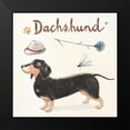thumbnail image 2 of Elliot, Kerri 20x20 Black Modern Framed Museum Art Print Titled - Dachshund Escapades, 2 of 5