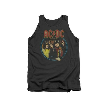 AC/DC Rock Band Music Group Highway To Hell Album Cover Adult Tank Top (Best Ac Dc Cover Band)