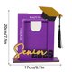 thumbnail image 1 of Marco de fotos de graduación 2026 con borla y birrete decorativos, de madera, para colocar sobre una mesa, ideal para guardar fotos y recuerdos de graduación., 1 of 5