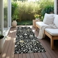 thumbnail image 6 of Addison Rugs Chantille Indoor/Outdoor Modern Abstract Black Washable Runner Rug, 2'3" x 7'6", 6 of 6