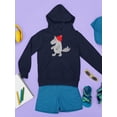 thumbnail image 3 of Wolf With A Hat Hoodie Juniors -Image by Shutterstock,  Large, 3 of 4
