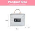thumbnail image 2 of Sac de Toilette pour Femmes Hommes, Sac Cosmétique avec Poignée, Sac de Toilette de Voyage Résistant à l'Eau, 2 of 5