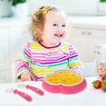 thumbnail image 4 of MasteelfCA 1 Set Baby Spoon Fork Suction Cup Bowl Kids Eating Training Utensils Baby Tableware, 4 of 7