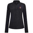 thumbnail image 2 of Women's Levelwear Black Florida Panthers Spike Raglan Quarter-Zip Top, 2 of 3
