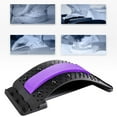 thumbnail image 4 of Vogacara Masajeador de espalda Fitness Relajación Camilla Estiramiento Presión Aliviar Viaje Plástico Columna vertebral Soporte Tipo 2 Púrpura masajeadores Tipo 2 Púrpura Vogacara  CE011707-04, 4 of 6