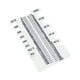 thumbnail image 2 of Regla de medición de tornillos Comprobador de tamaño de rosca Calibre de longitud y rosca Tuerca y perno Blanco, 2 of 9