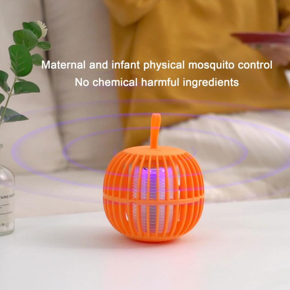 Details about   Electric Pumpkin Shaped Flea Killer Insect Trap Lamp Mosquito Bug Catcher Light 
