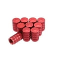 thumbnail image 6 of Unique Bargains 12 Pcs Auto Tire Valve Dust Caps Wheel Valve Covers Dustproof Aluminium Alloy Red, 6 of 6