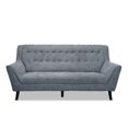 thumbnail image 3 of Topline Home Furnishings 2 pc Grey Sofa Love Seat Set, 3 of 3