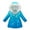 14Blue, variant on Hicidod Girls' Winter Jackets Hooded Fleece Lined Toddler Parka Outwear Print Warm Thicken Cotton Puffer Coats