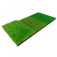 thumbnail image 1 of Golf 3-in-1 Turf Grass Mat Foldable Includes Tight Lie  Rough and Fairway for Driving  Chipping  and Putting Golf Practice and Training - 12x24 inches., 1 of 9