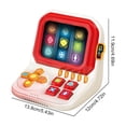 thumbnail image 4 of Máquina Juego para Bailar Con Los Dedos Hugtrwg Consola Juegos Desafío Portátil Juguete Memoria rojo, 4 of 6