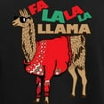 thumbnail image 3 of CafePress - Fa La La Llama Women's Dark Pajamas - Women's Short Sleeve Print T-Shirt and Pants Dark Cotton Pajama Set, 3 of 7