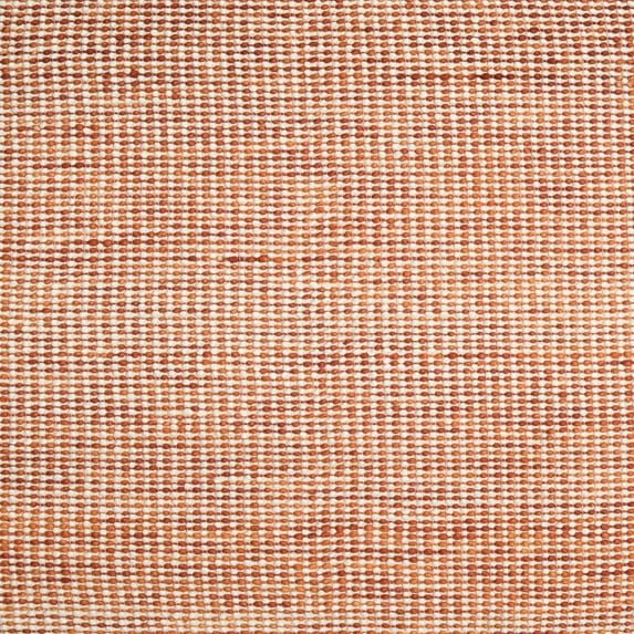 Ahgly Company Indoor Square Contemporary Orange Red Abstract Area Rugs, 5' Square