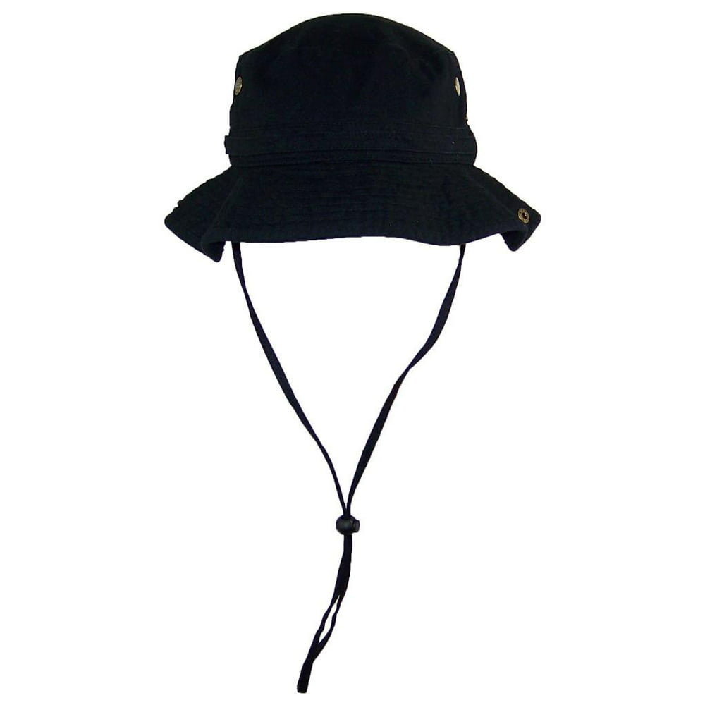 Tropic Hats Summer Floppy/Bucket W/Snap Up Sides, Chin Strap & Mesh Air ...