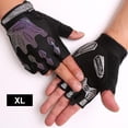 thumbnail image 3 of Guantes de ciclismo Macarena antideslizantes para hombres y mujeres negro, 3 of 8