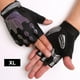 thumbnail image 4 of 1 Par de Guantes de , Unisex, Almohadilla para de Montaña, Absorbente de Golpes, Antideslizante, Transpirable, MTB, Guantes D XL negro, 4 of 9