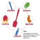 thumbnail image 3 of 4uds Silicona Espátula Calor Resistencia Cocina Voltear Volteador Antiadherente Espátula para Cocinar Hornear a Granel, 3 of 7
