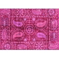 thumbnail image 1 of Ahgly Company Indoor Rectangle Abstract Pink Modern Area Rugs, 8' x 12', 1 of 4