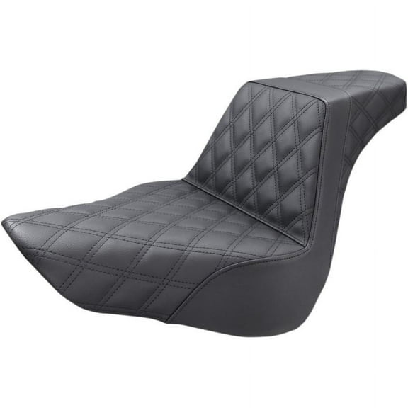 Saddlemen 818-27-175 Step-Up Full LS Seat - Black Full Diamond