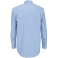 thumbnail image 2 of B&C - Camisa de manga larga Modelo Oxford (Tallas grandes) para Hombre Caballero - Fiesta/Trabajo/Eventos importantes (Azul), 2 of 2