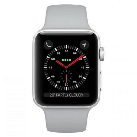 Refurbished Apple Watch Series 1 38MM Silver Aluminum with Fog Sport Band - Walmart.com