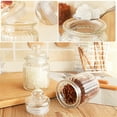 thumbnail image 3 of 3 Pieces Glass Food Storage Jar Sealed Moisture-Proof Grain Glass Food Container Seasoning Kitchen Gadgets Jars for Sealing Canning, 3 of 7