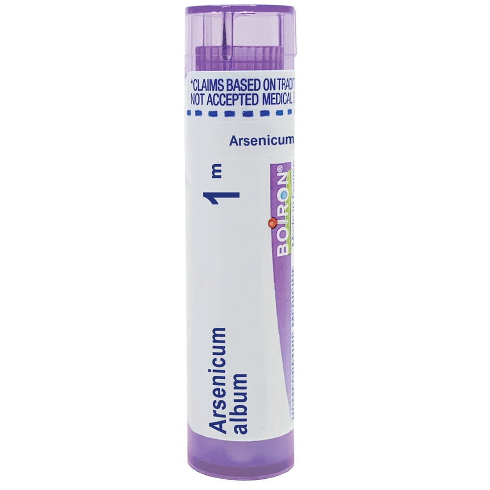 Boiron Arsenicum Album 1M, Homeopathic Medicine for Digestive Relief, 80 Pellets