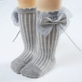 thumbnail image 2 of Baby Bow Socks Toddlers Boys Girls Children Kids Socks Toddler Shoes Socks Socks Floor Socks Baby Socks with Grips Socks for Baby Girls 6-12 Months, 2 of 6