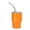 Orange, variant on sunsanly 1/6Pcs Stainless Steel Tumbler Shot Glass with Straw Lid 90/150ml Mini Multi-Purpose Cup for Cocktails Coffee Whiskey Portable Beverage Container for Parties