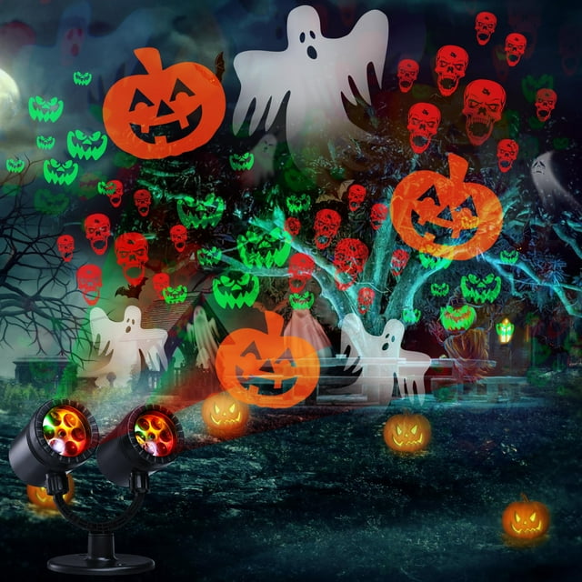 Proyector de luces de Halloween LYHOPE para decoración de Halloween con temporizador