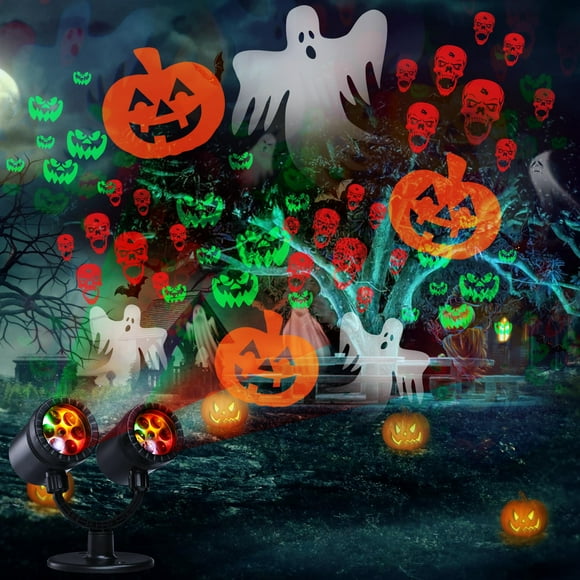 Proyector de luces de Halloween LYHOPE para decoración de Halloween con temporizador