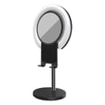 thumbnail image 1 of Amdohai LED Ring Light Desktop Makeup Lighting with Stand Big Mirror and Cellphone Holder, 1 of 9