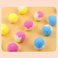 thumbnail image 2 of Baywell Cat Toy Balls, 12Pcs/set, Upgrade Kitten Plush Ball - Interactive Cat Kicker Toys for Indoor, Yellow, 2 of 7