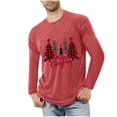 thumbnail image 1 of Blusas y camisas de manga larga con cuello redondo para hombre, ropa deportiva para el hogar, pijamas, camisetas de color liso, blusa deportiva para hombre, poliéster, 1 of 3