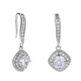 thumbnail image 1 of 925 Pendientes de perlas de plata para las mujeres de moda chapado en oro pendientes colgantes suave en la piel sensible de la boda Pendientes de joyería para novias, 1 of 7