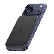 Anker Nano Magnetic Power Bank, 5,000mAh Qi2-Certified 15W Portable Charger, Ultra-Slim Travel Essential: 0.34 in, Qi2 15W MagSafe Battery Pack Compatible for iPhone 17/16/15 Series and More