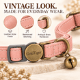 thumbnail image 3 of GoldTiger Vintage Style Leather Breakaway Cat Collar - Adjustable, Durable, Retro Bell - Suitable for All Types of Cats and Small Dogs, 3 of 7