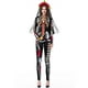 thumbnail image 1 of Disfraz de Xtinmee para mujer, Día de los Muertos, 3D, diseño de esqueletos, talla XL, 1 of 7