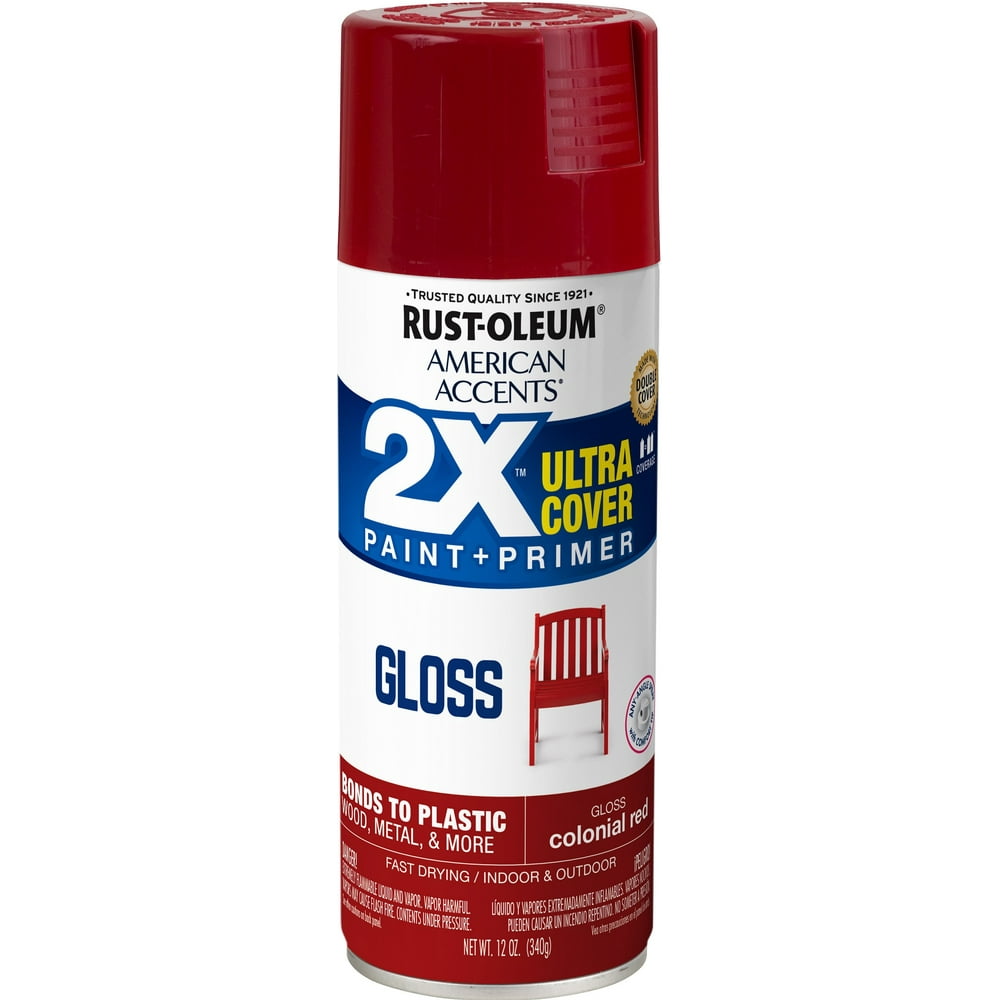 Colonial Red, RustOleum American Accents 2X Ultra Cover Gloss Spray