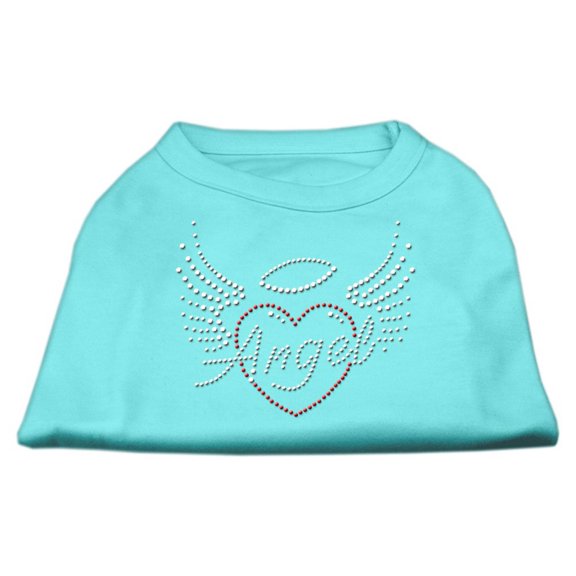 Pet Dog Cat Shirt Rhinestone, "Angel Heart"