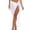 White, variant on Women's Sun Protection Shirt Jacket Sheer Wrap Knot Skirt without Bikini Beach Wrap Swimwear Cardigan,White,M