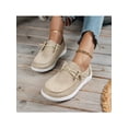 thumbnail image 2 of UKAP Mocasines de mujer Zapatos sin cordones Zapatos de lona con estampado de leopardo Zapatillas de deporte informales, 2 of 8