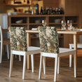 thumbnail image 5 of TSOVTHRID Chair Back Cover Deer Elk Forest Hunting Camo Print Chairs Slipcovers Removable Dining Chair Protector Slipcovers Covers for Home Kitchen Dining Room Decoration, Set of 2, 5 of 7